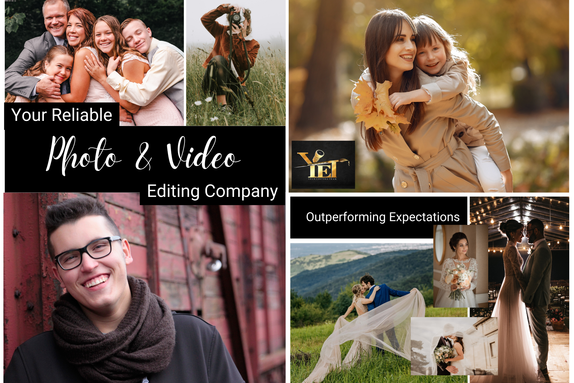 Exceeding Expectations: Your Trusted Photo & Video Editing Partner